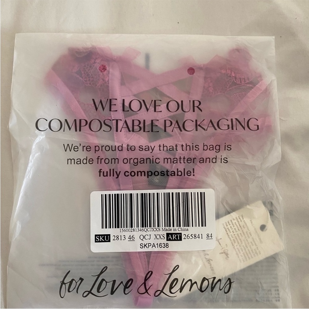 NWT For Love and Lemons thong panty - Picture 6 of 6